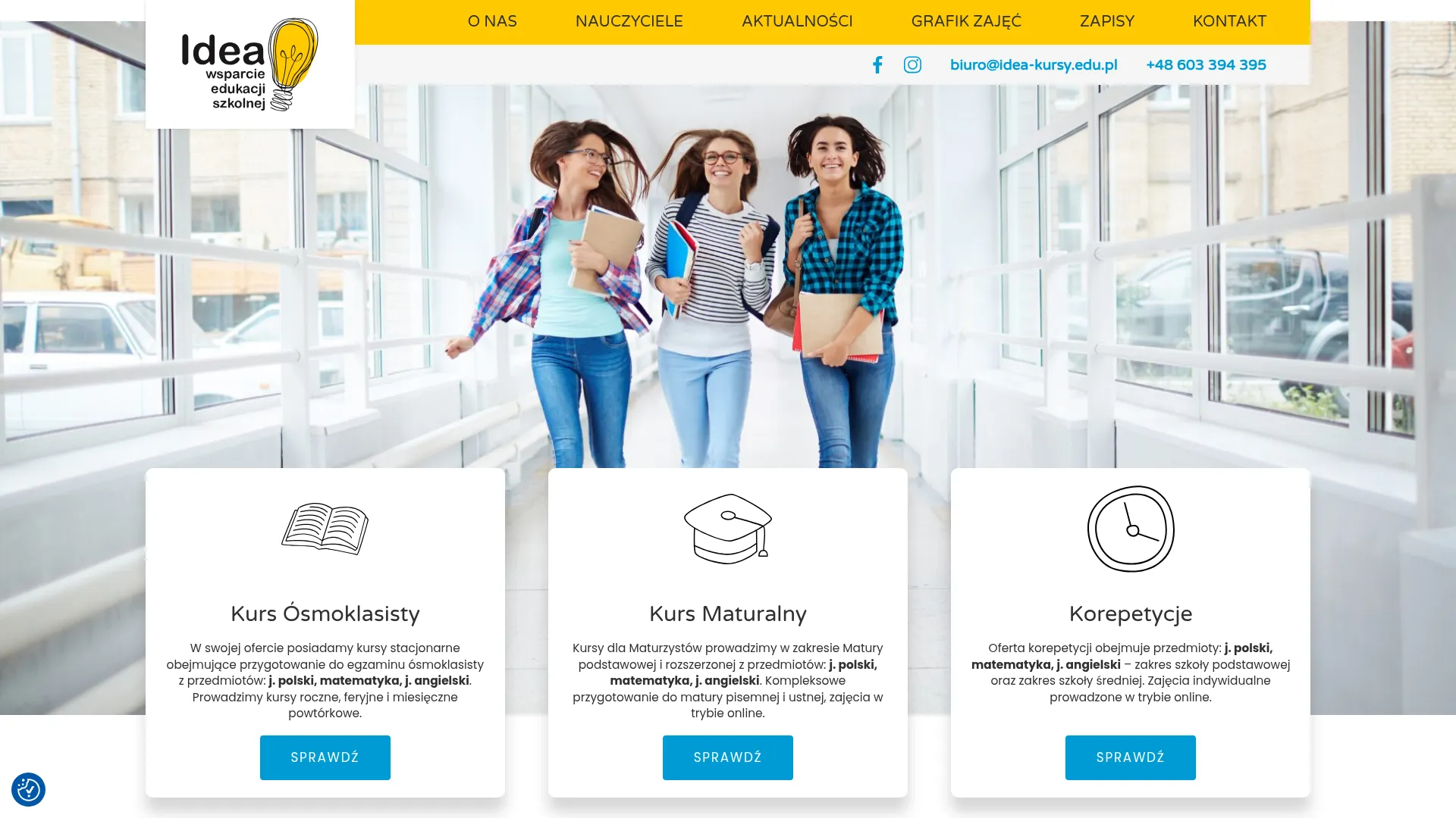 Strona idea-kursy.edu.pl