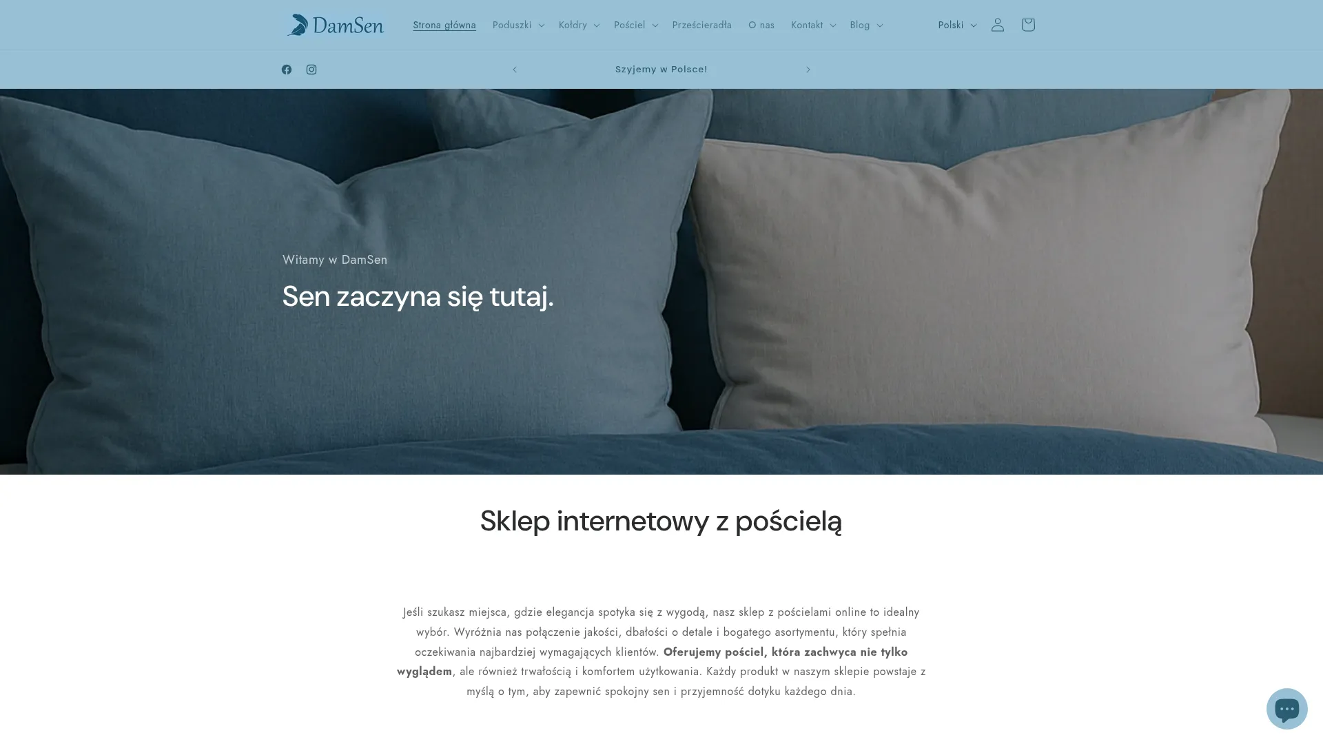 Strona www.damsen.pl