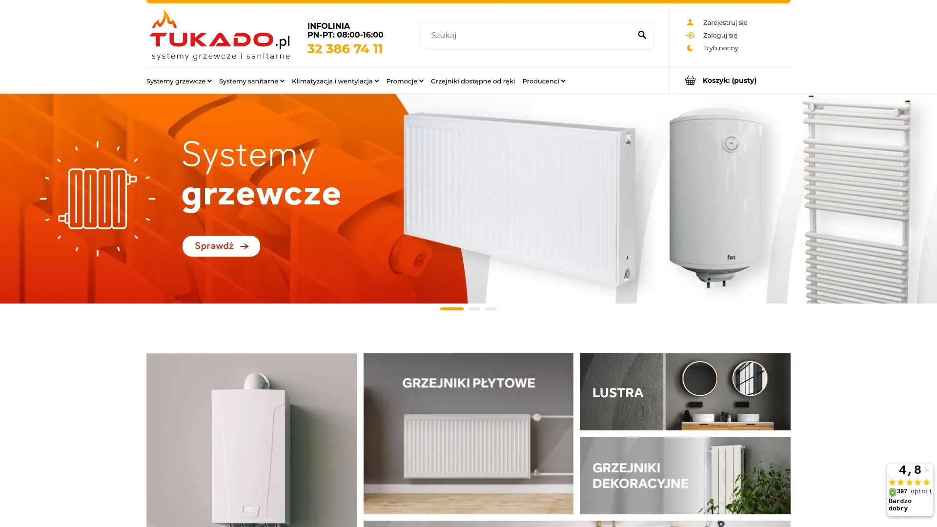Strona www.tukado.pl