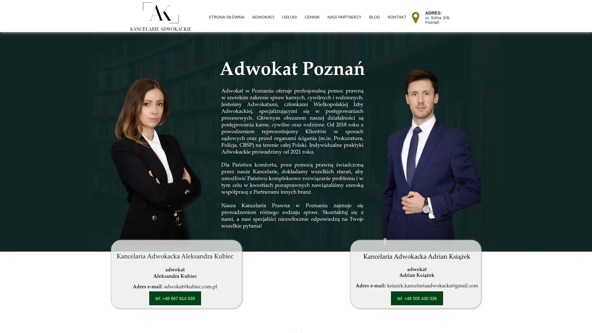 Strona ak-adwokaci.pl