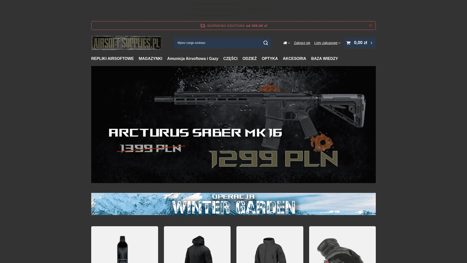 Strona airsoftsupplies.pl