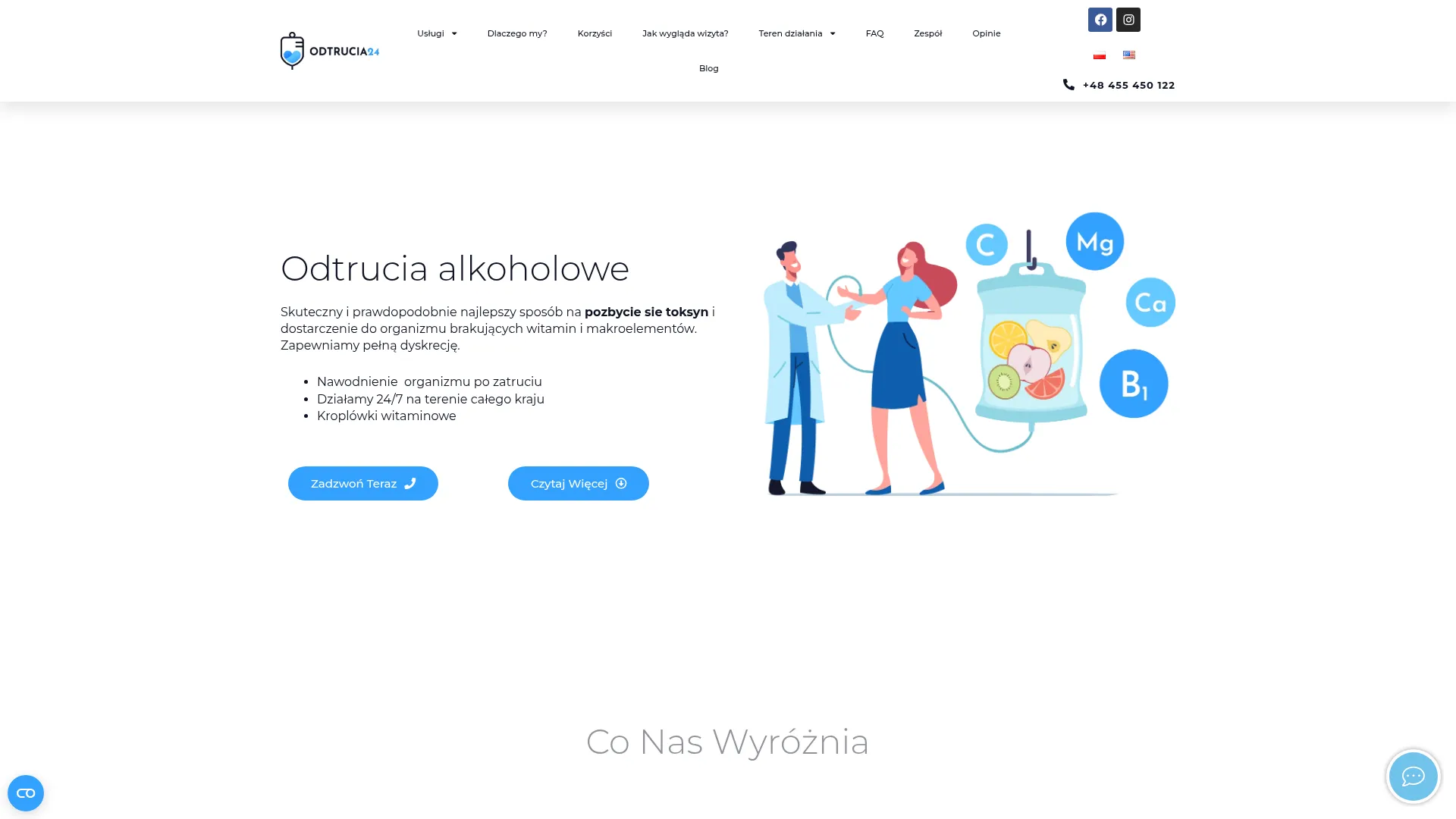 Strona www.odtrucia24.pl