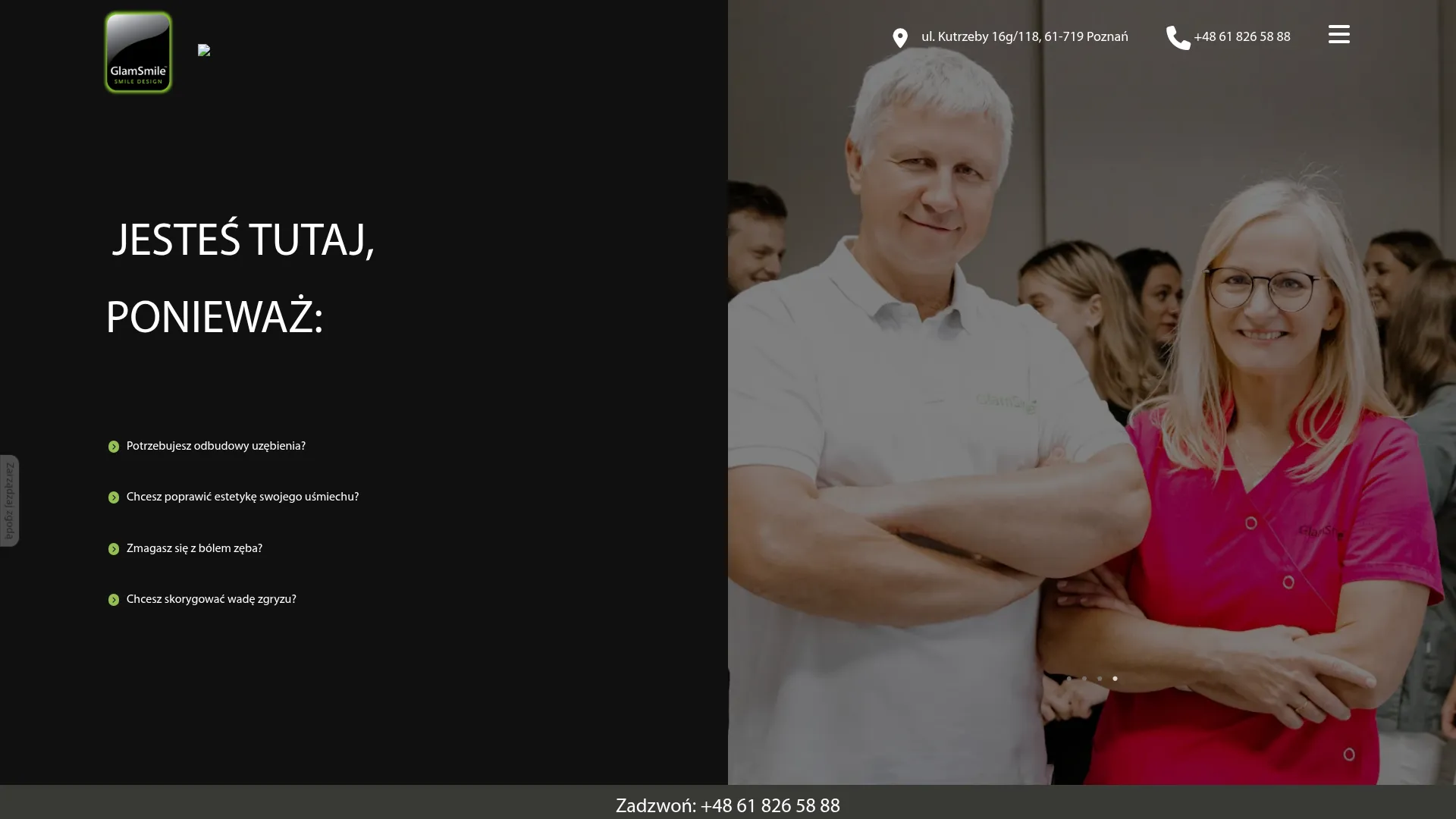Strona glamsmilepoland.pl