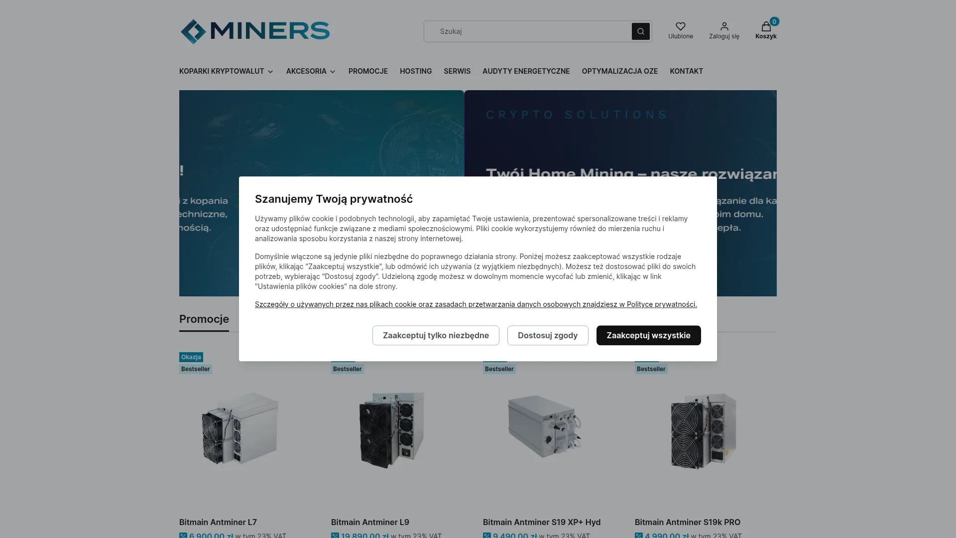 Strona miners.pl